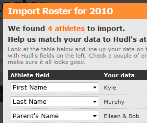Import CSV and Excel into Your Roster