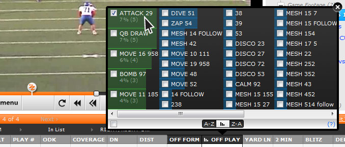 Filtering and Sorting Videos by Frequency