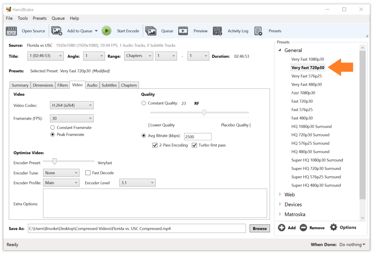 Handbrake Video Compressor For Mac